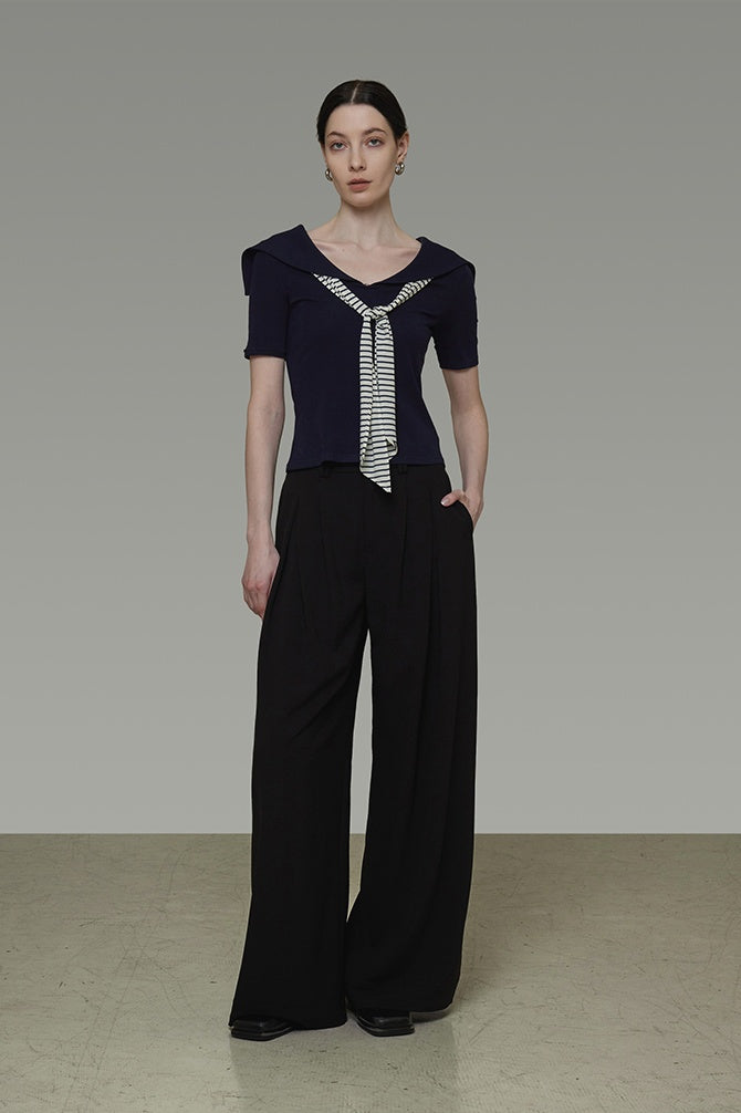 Chic Academic Knit Top