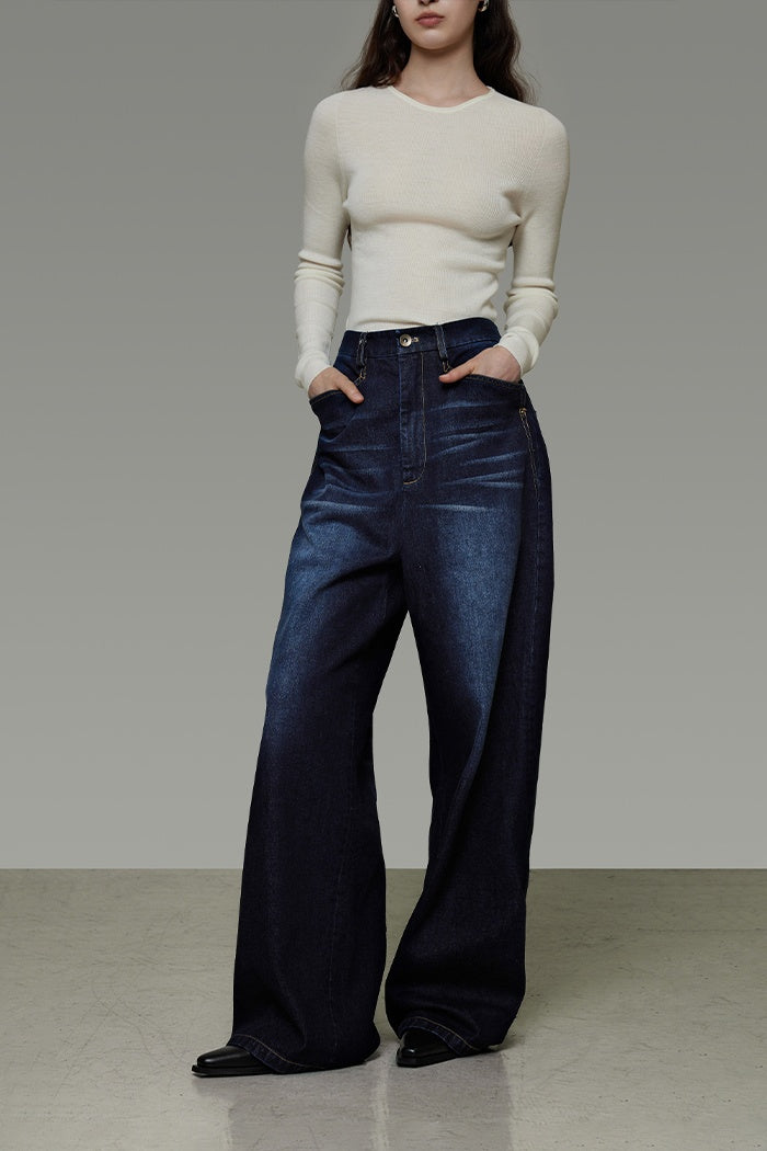 Vintage Wash Flared Denim Dream