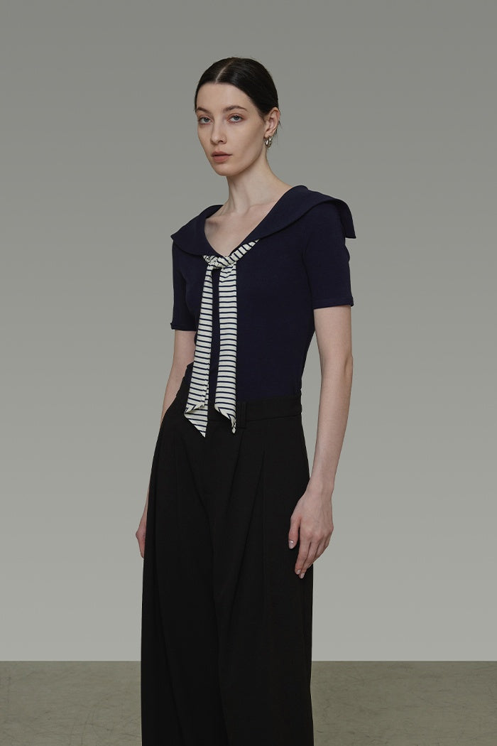 Chic Academic Knit Top