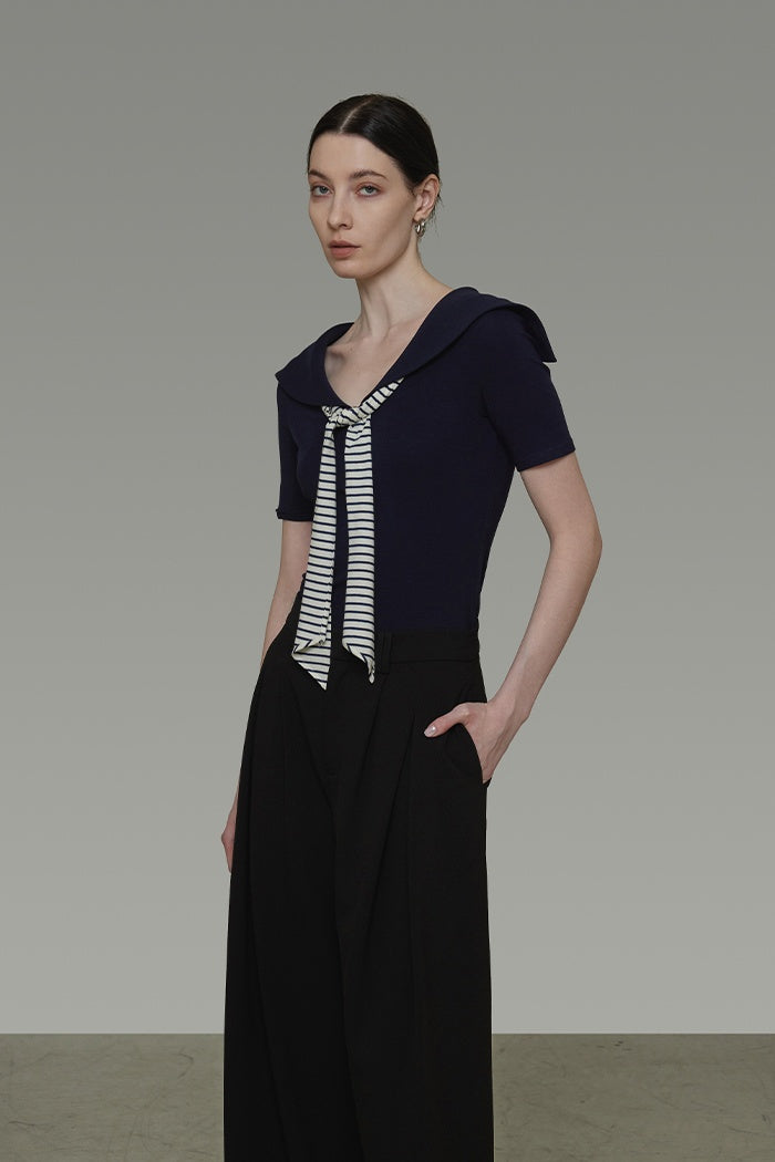 Chic Academic Knit Top