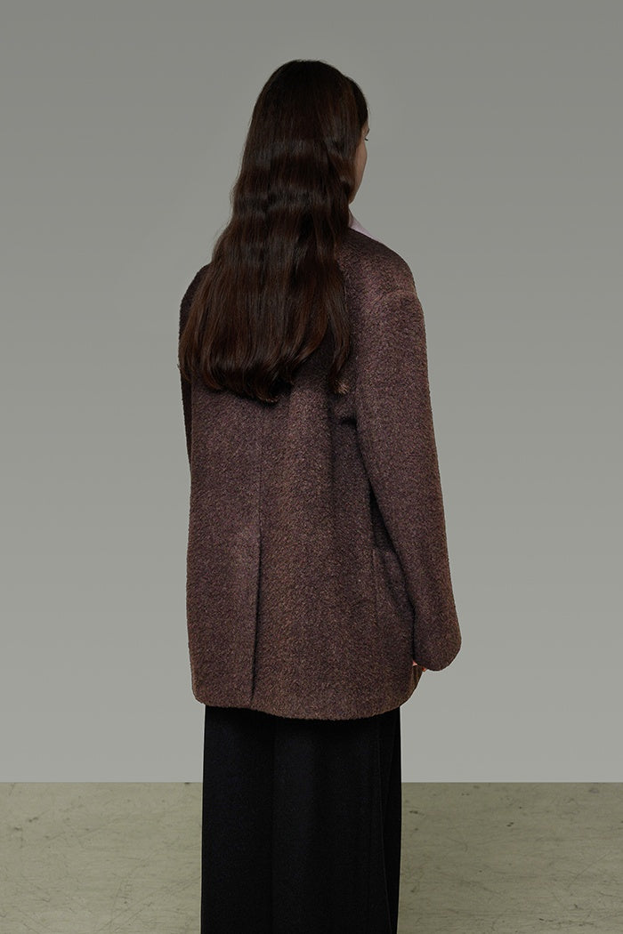 Executive Chic Wool Blend Overcoat