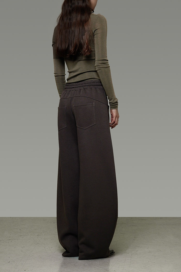 Quiet Structure Wide-Leg Trousers