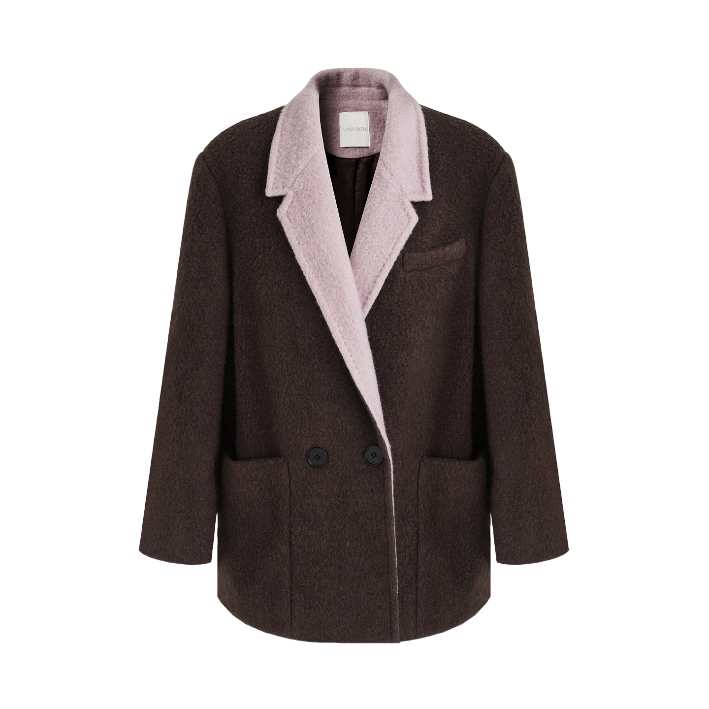 Executive Chic Wool Blend Overcoat
