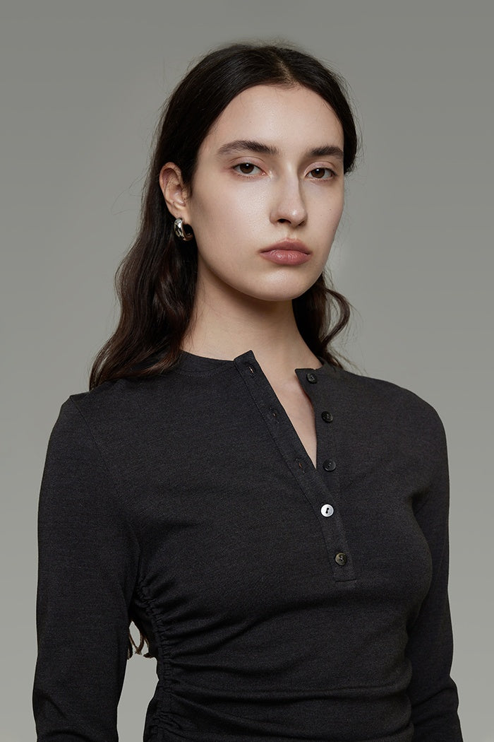 Sculpted Midi Dress: Subtle Chic