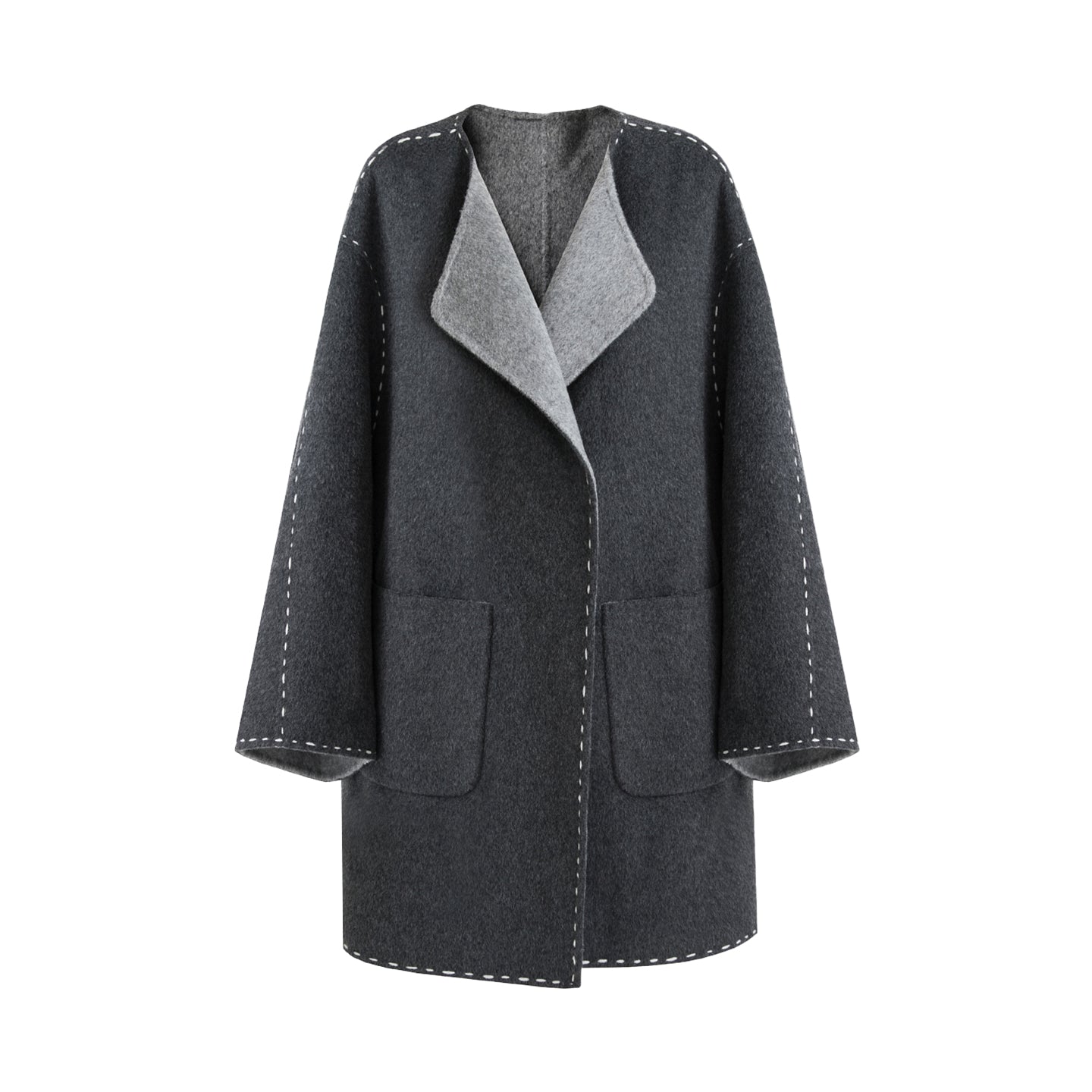 Tailored Wool Luxe Overcoat