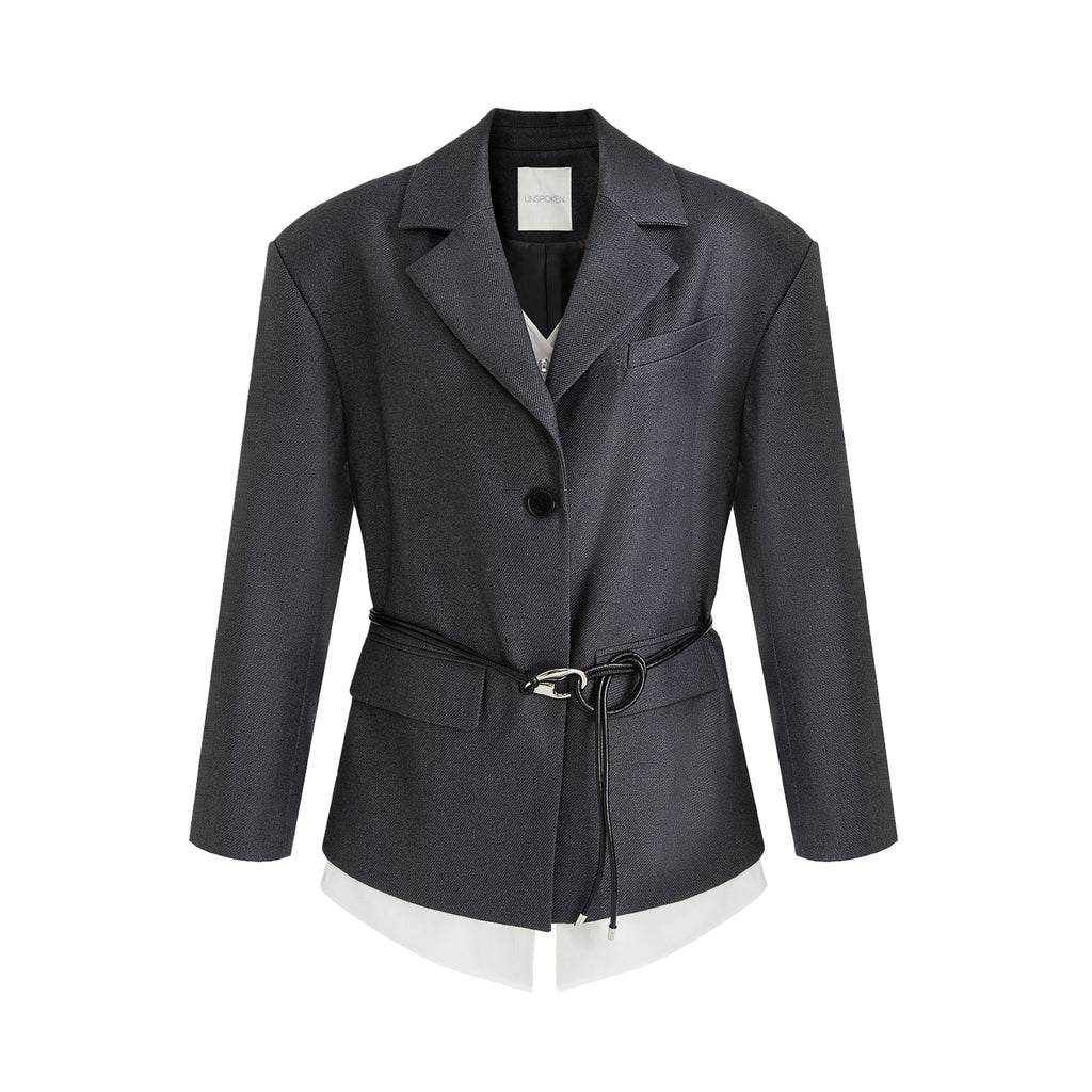 Deconstructed Silhouette Blazer