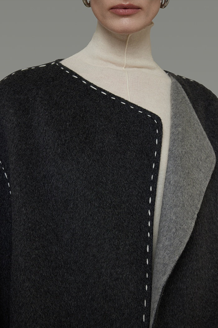 Tailored Wool Luxe Overcoat