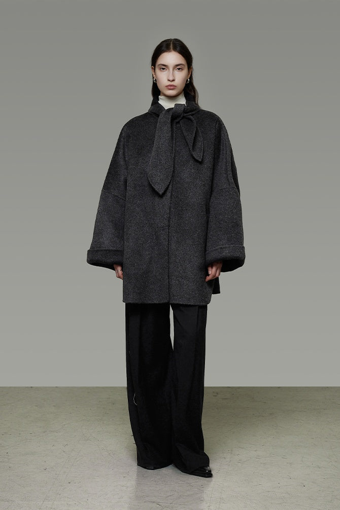 Timeless Sculpted Wool Coat
