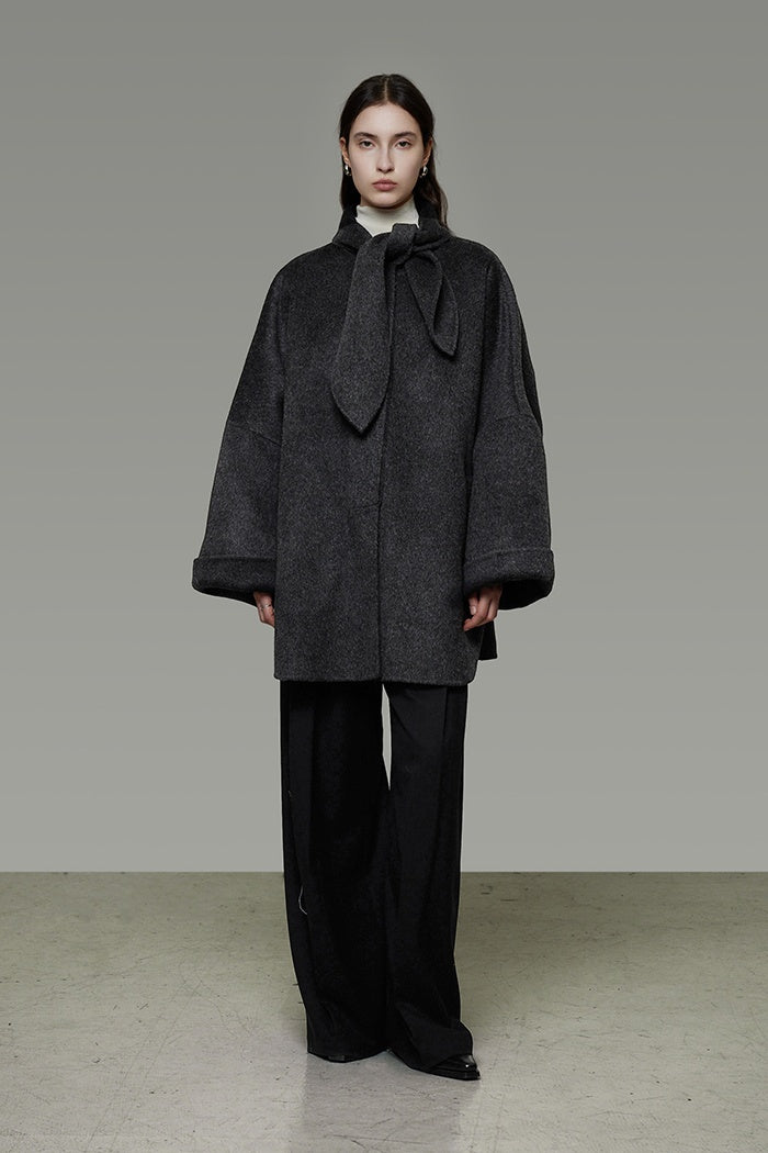 Timeless Sculpted Wool Coat