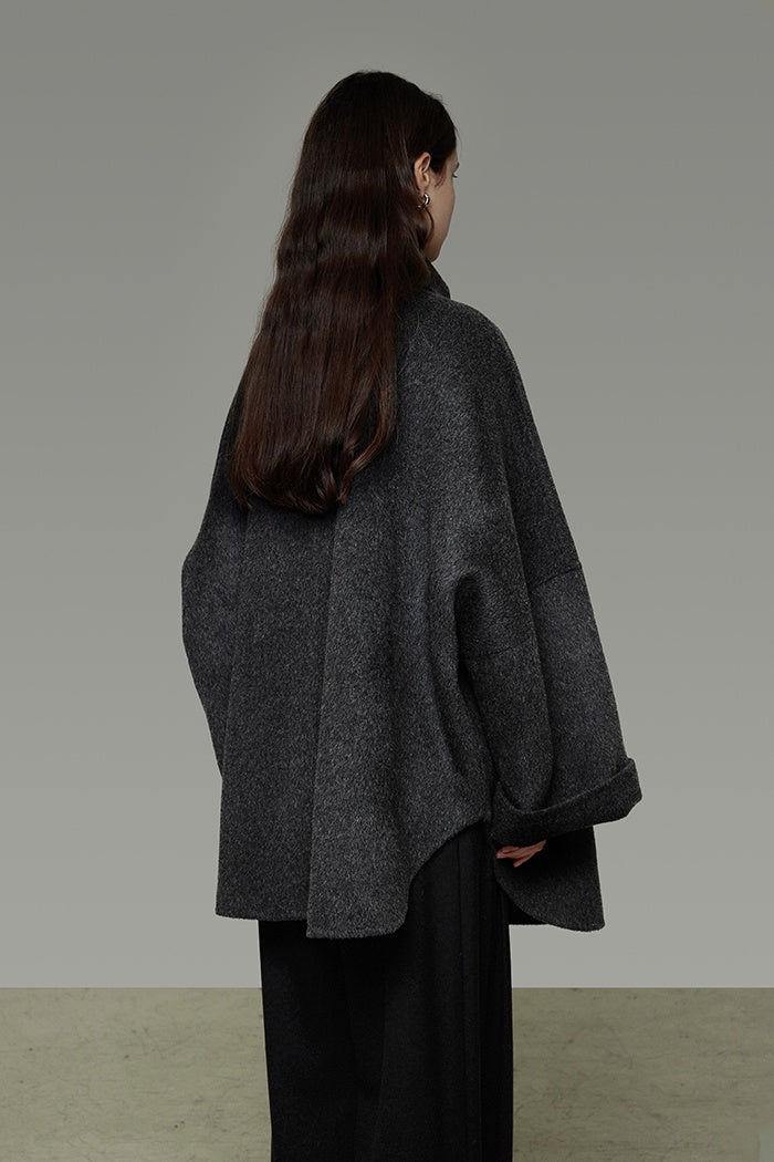 Timeless Sculpted Wool Coat