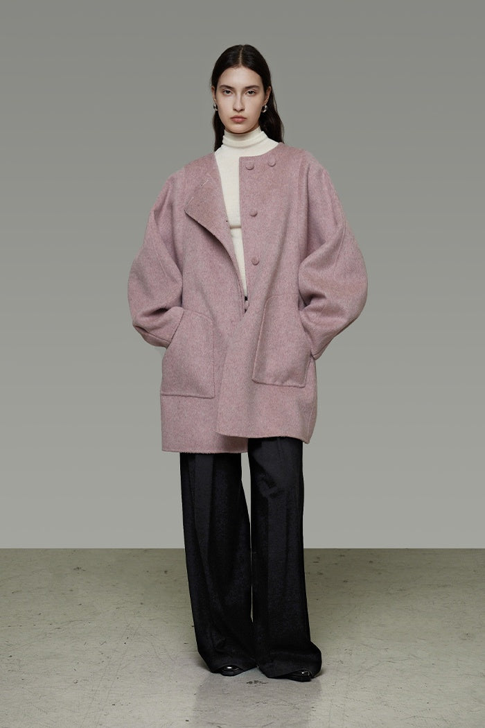 Urban Whisper Wool Wrap Coat
