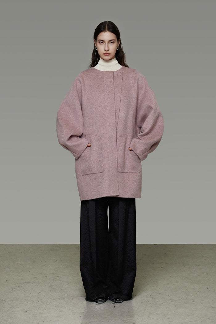 Urban Whisper Wool Wrap Coat