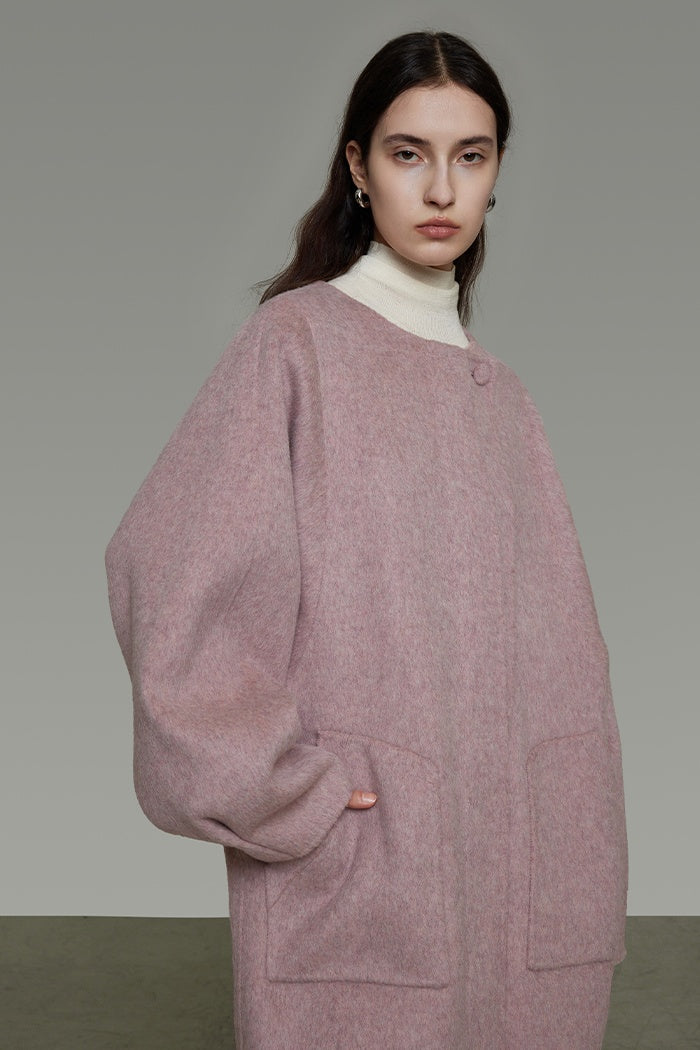 Urban Whisper Wool Wrap Coat