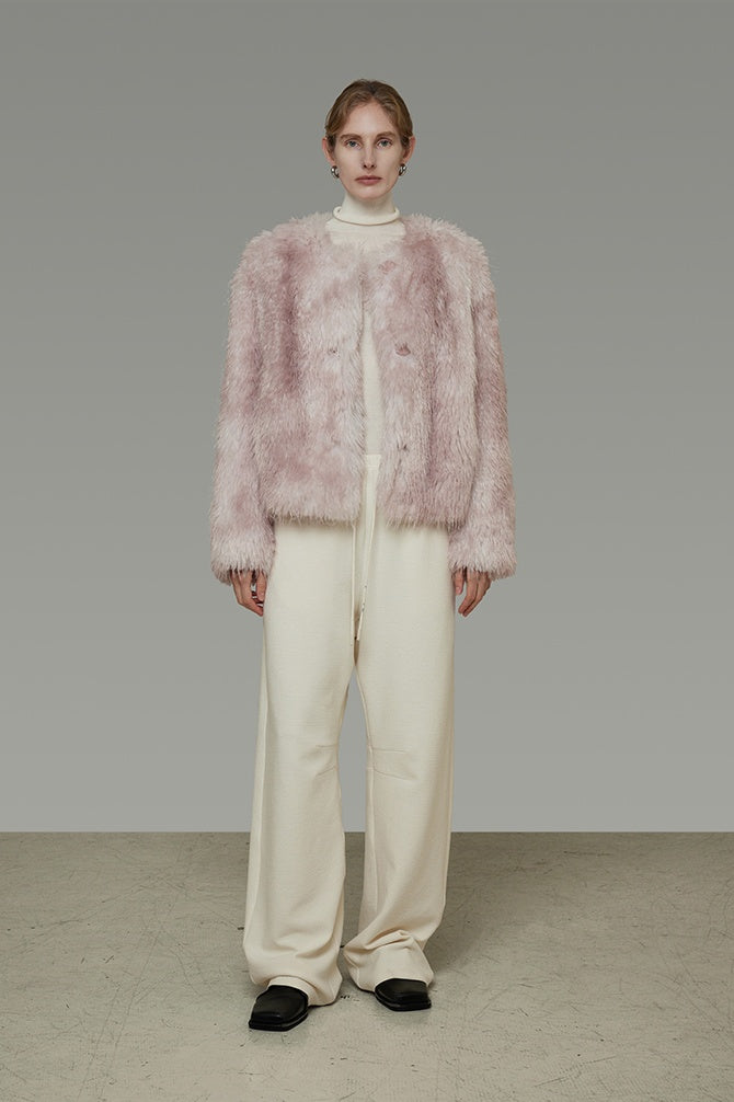 Cozy Luxe Cropped Faux Fur Coat