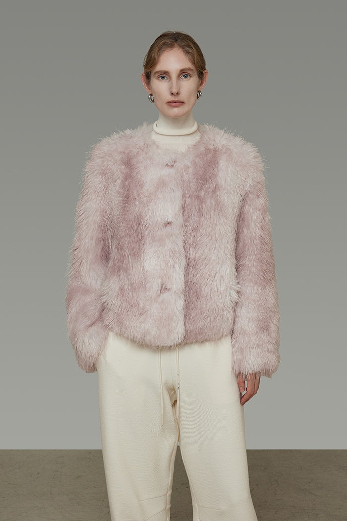 Cozy Luxe Cropped Faux Fur Coat