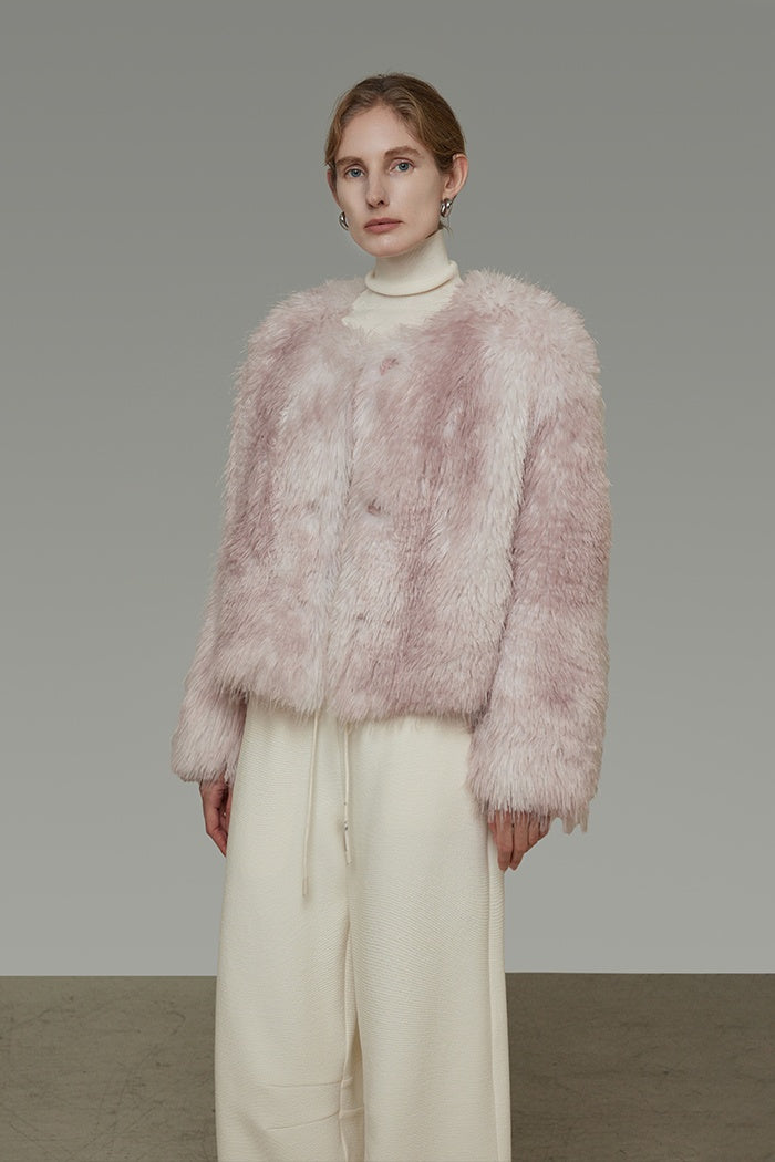 Cozy Luxe Cropped Faux Fur Coat