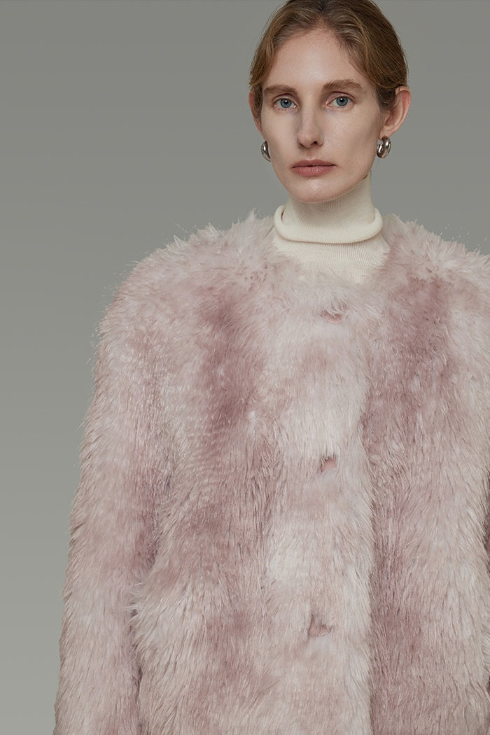 Cozy Luxe Cropped Faux Fur Coat