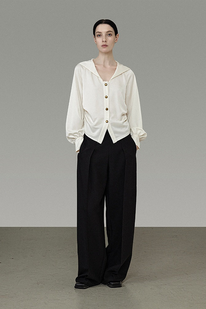 Timeless Satin Chic Blouse