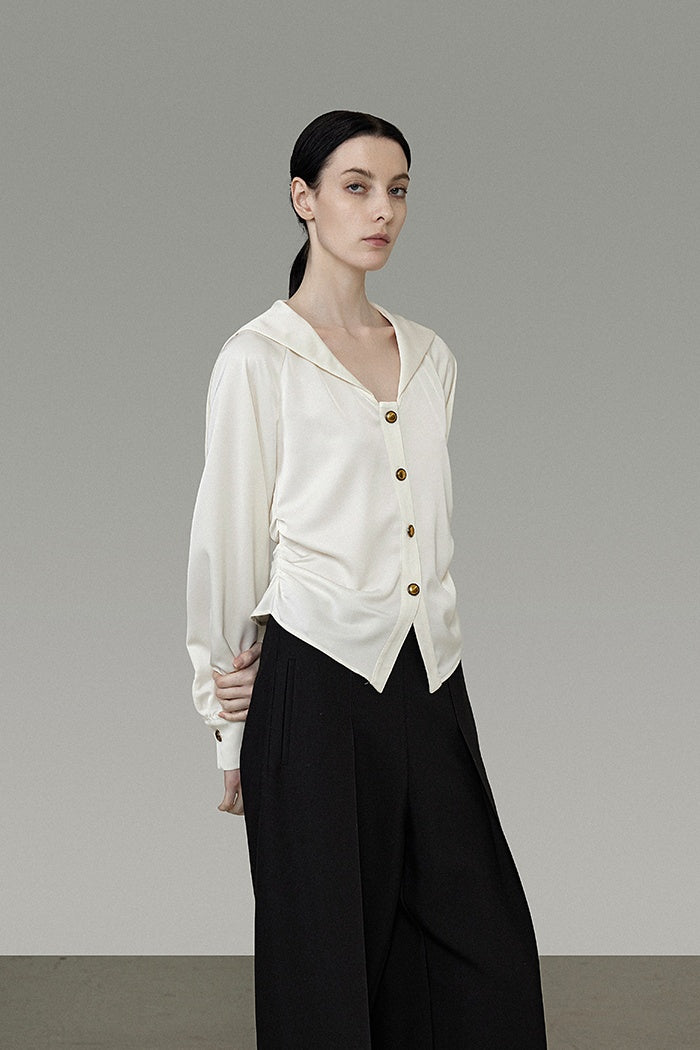 Timeless Satin Chic Blouse