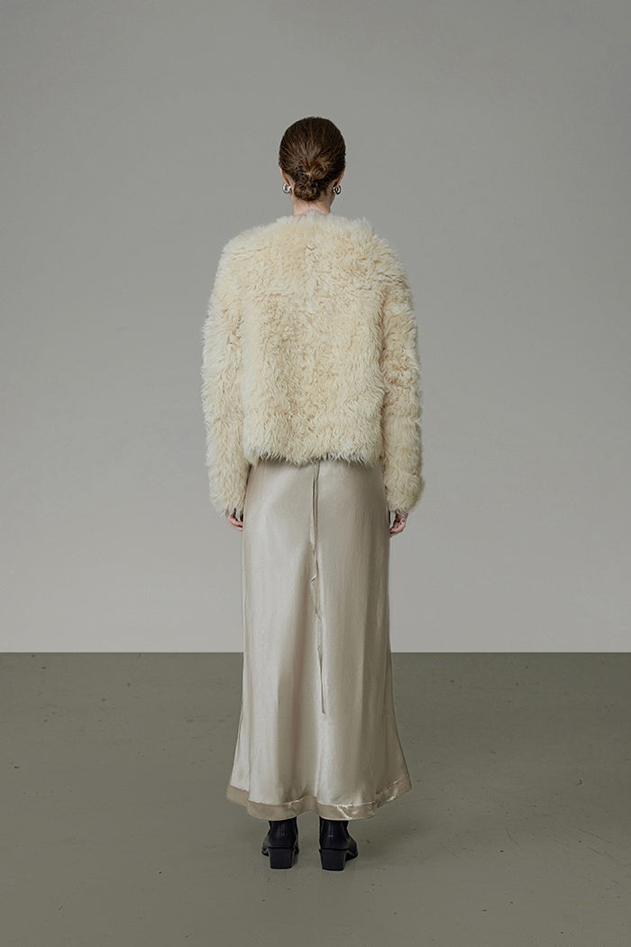 Quiet Luxury Faux Fur Shearling Jacket