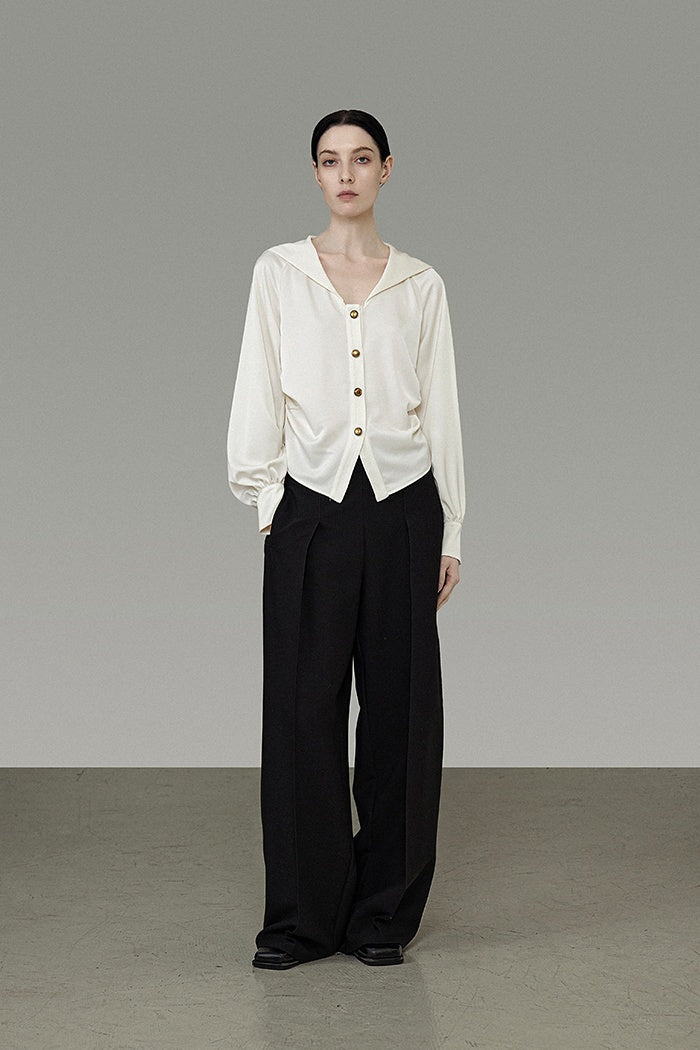 Timeless Satin Chic Blouse