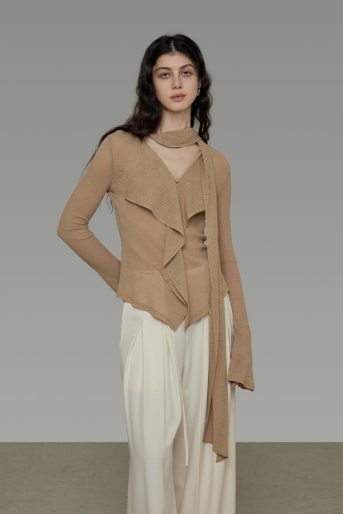 Whisper Knit: Soft V-Neck Statement