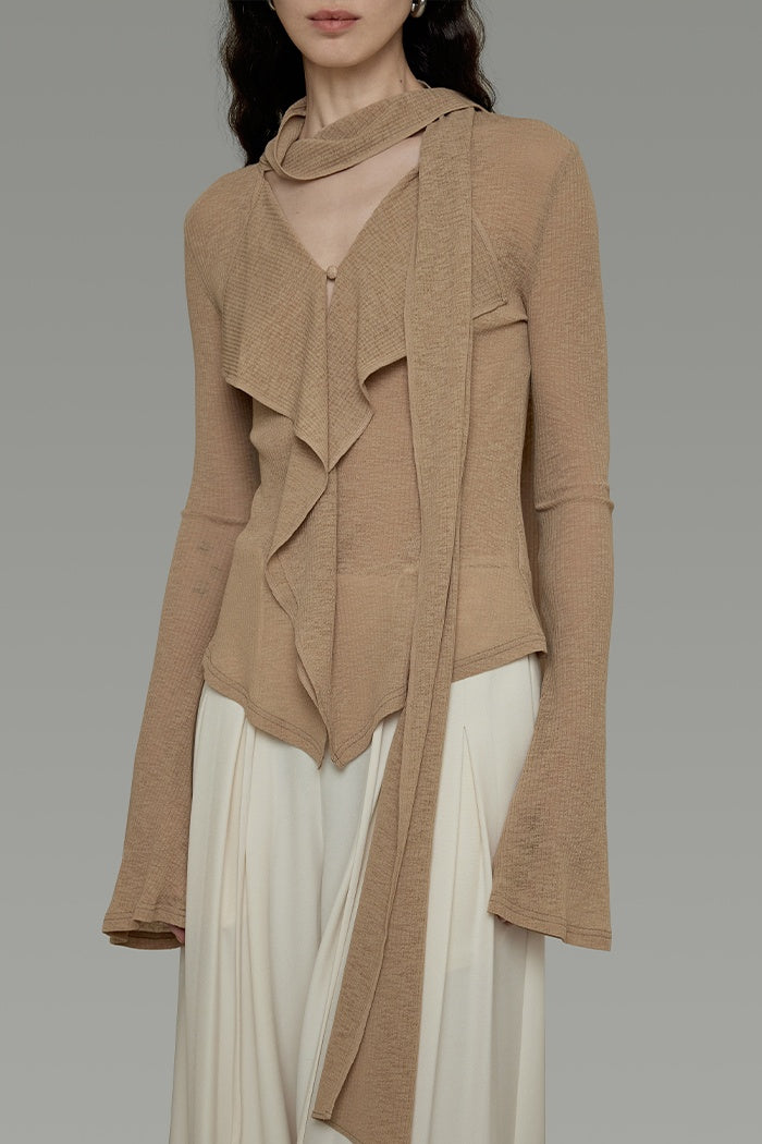 Whisper Knit: Soft V-Neck Statement