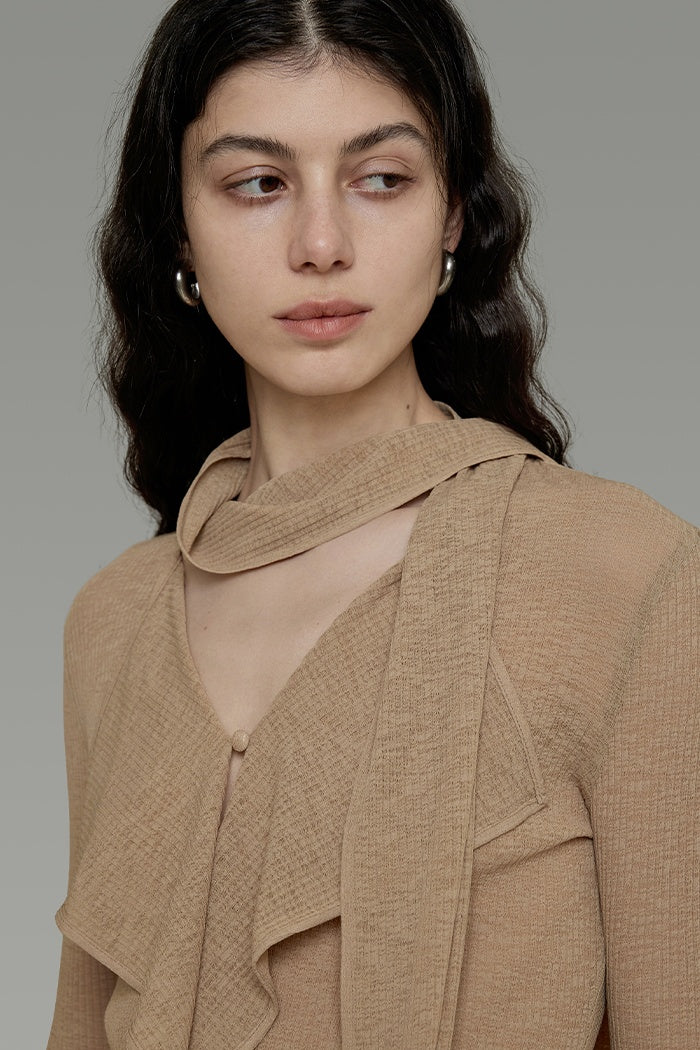 Whisper Knit: Soft V-Neck Statement