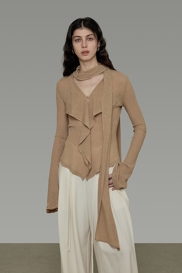 Whisper Knit: Soft V-Neck Statement