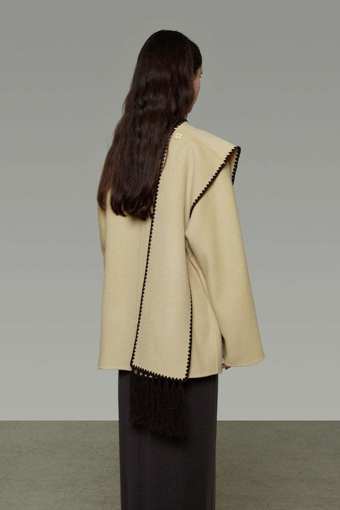 Artisan Sculpted Wool Coat