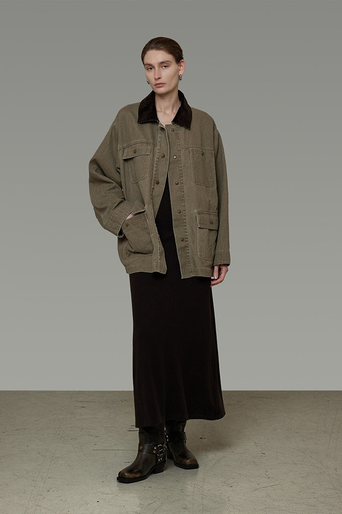 Elevated Utility Denim Jacket