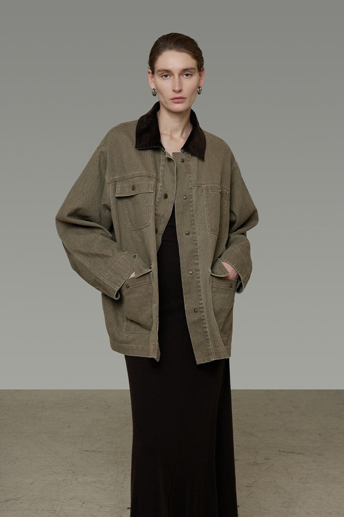 Elevated Utility Denim Jacket