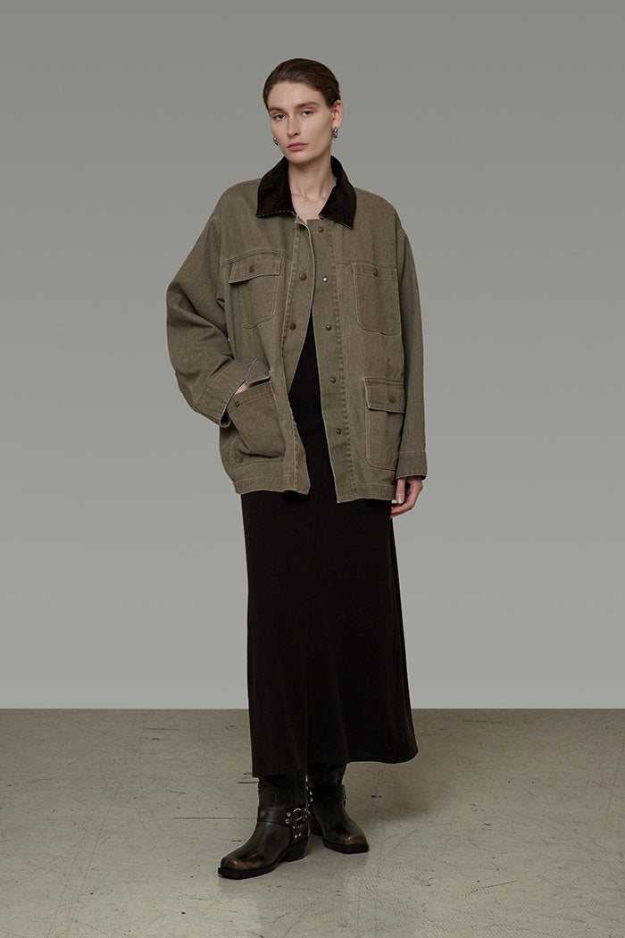 Elevated Utility Denim Jacket