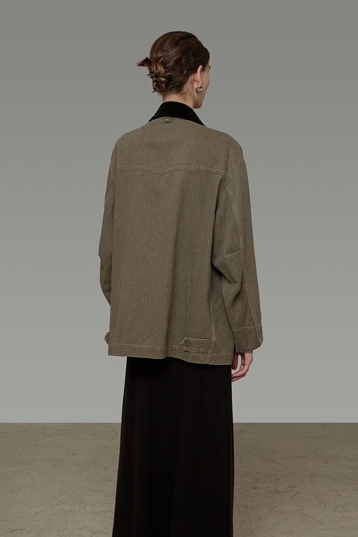 Elevated Utility Denim Jacket