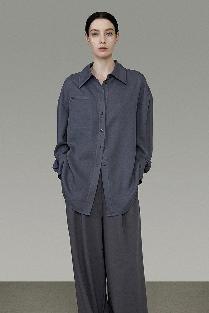 Understated Chic Long-Sleeve Blouse