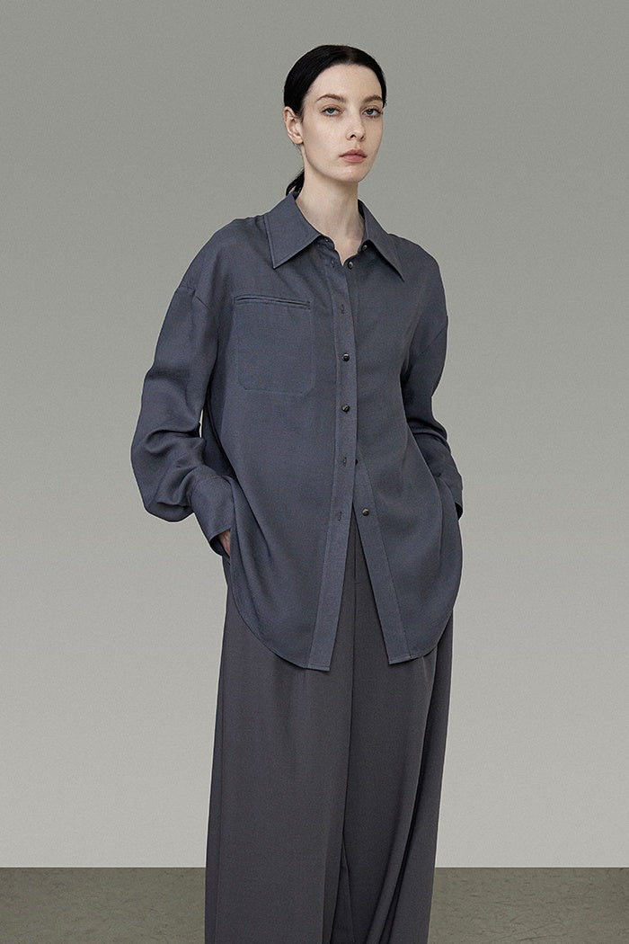 Understated Chic Long-Sleeve Blouse