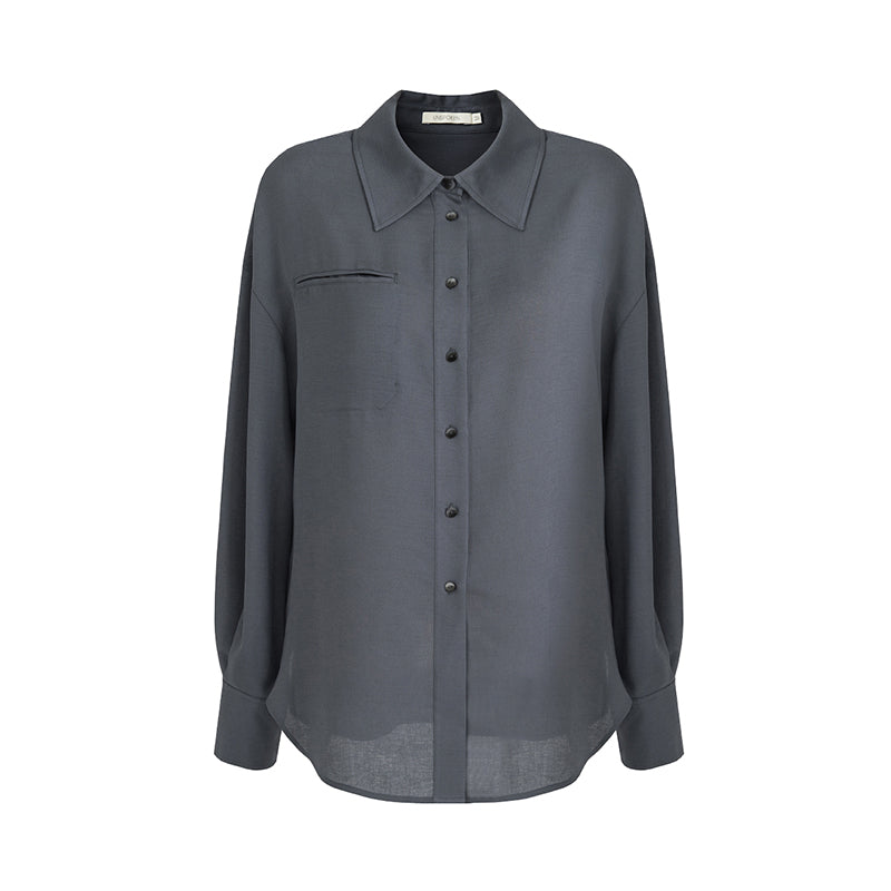 Understated Chic Long-Sleeve Blouse