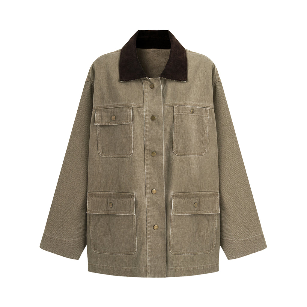 Elevated Utility Denim Jacket