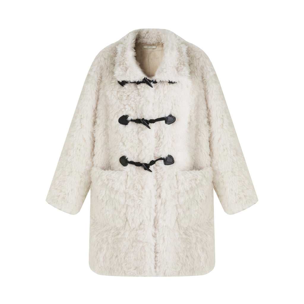 Sculpted City Wool-Lined Toggle Coat