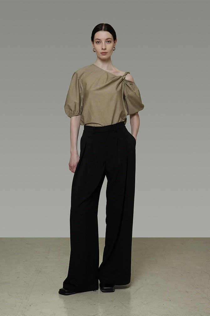 Artful Drape French Chic Top