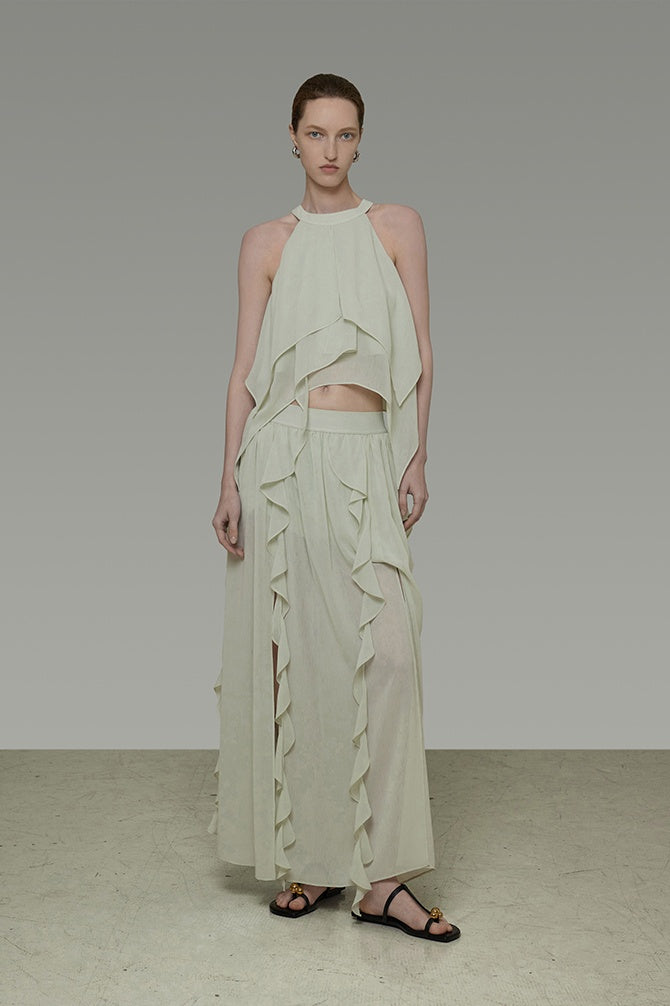 Ethereal Flow Maxi Skirt