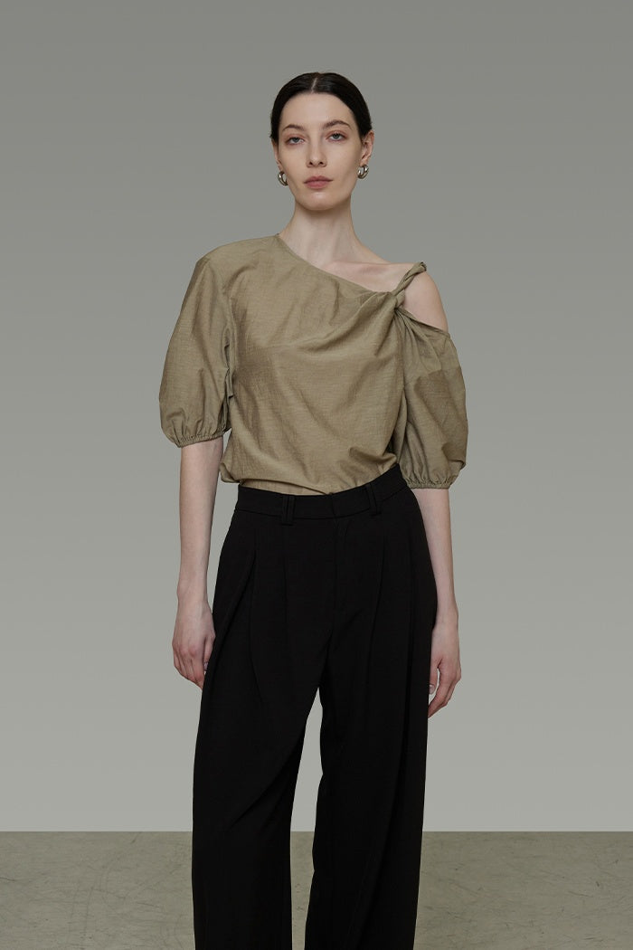 Artful Drape French Chic Top