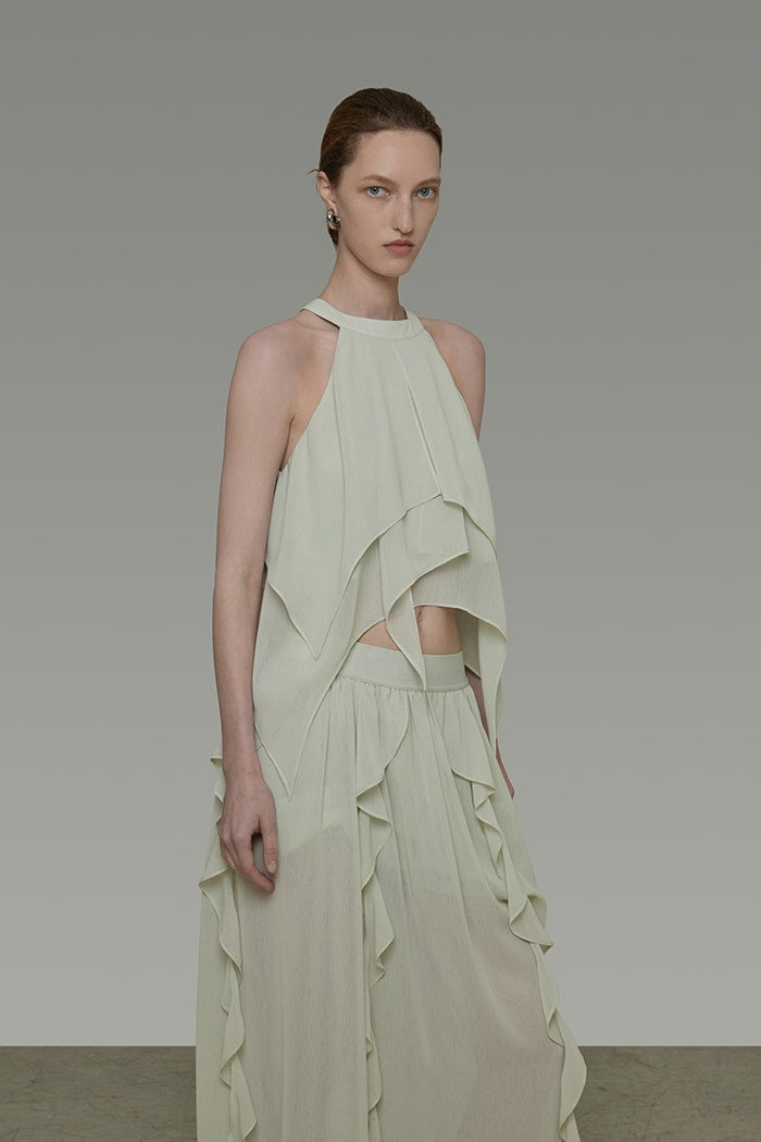 Ethereal Flow Maxi Skirt