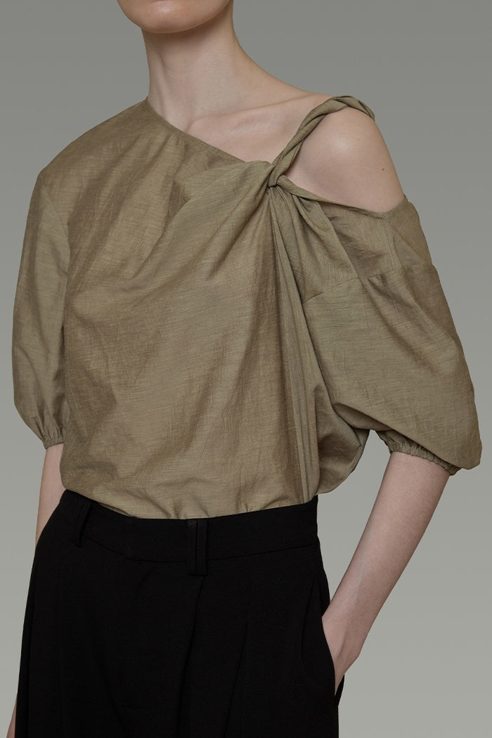 Artful Drape French Chic Top