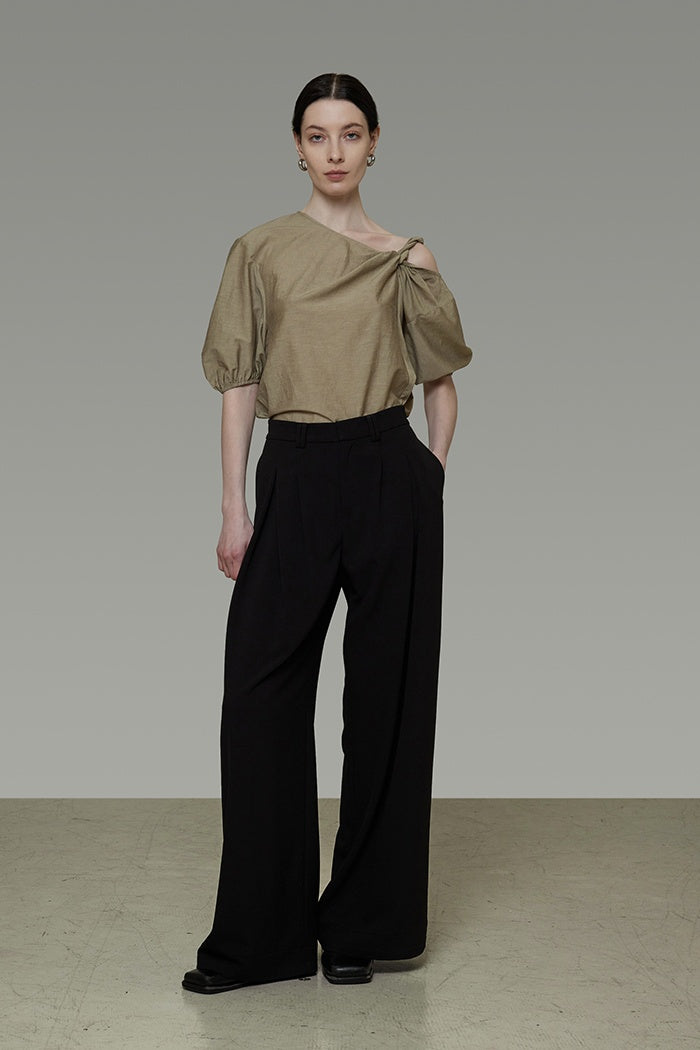 Artful Drape French Chic Top