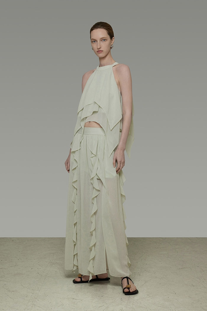 Ethereal Flow Maxi Skirt