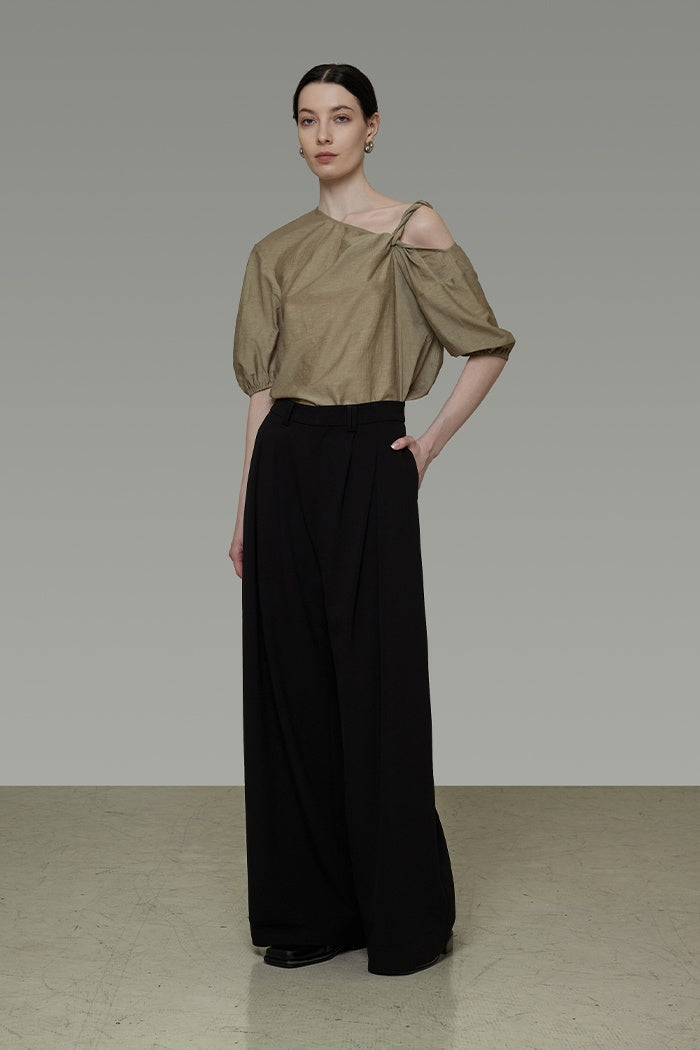 Artful Drape French Chic Top