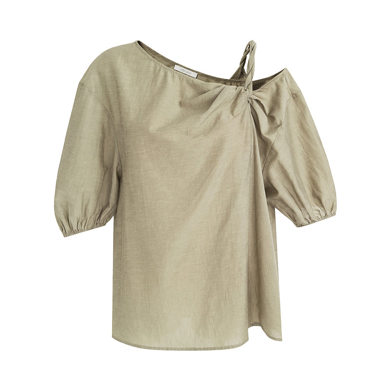 Artful Drape French Chic Top