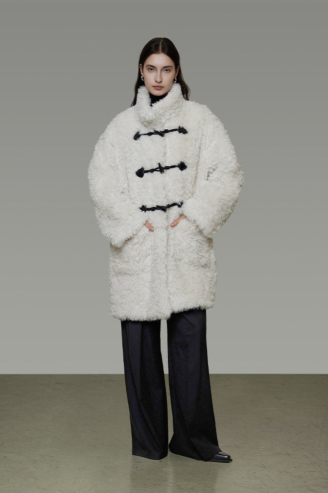 Sculpted City Wool-Lined Toggle Coat