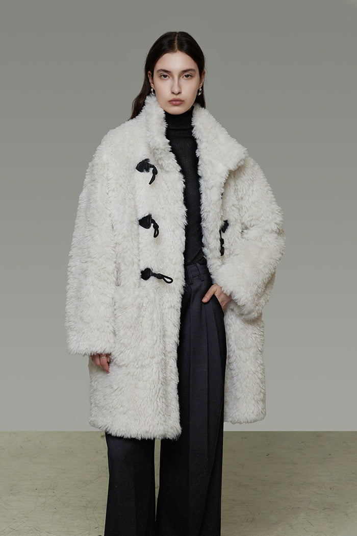 Sculpted City Wool-Lined Toggle Coat